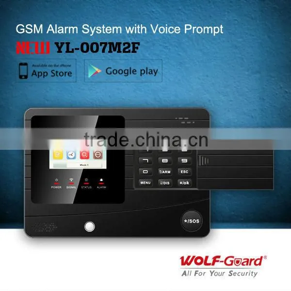 Best 2016 Newest Security Alarm System WIFI Smart Home Alarm with Android / IOS APP Control