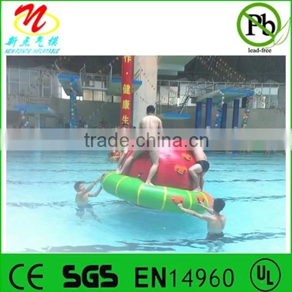 Inflatable Saturn rocker rotate fun inflatable water spinner