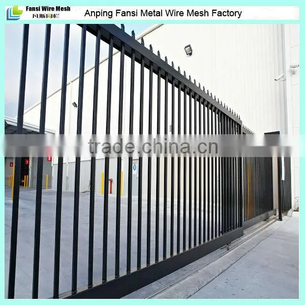 1200H*2400W flat top security 38x25mm tubular fencing