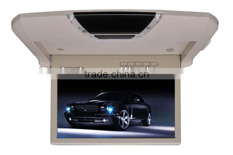 2014 super thin 9" roof mounted car monitor