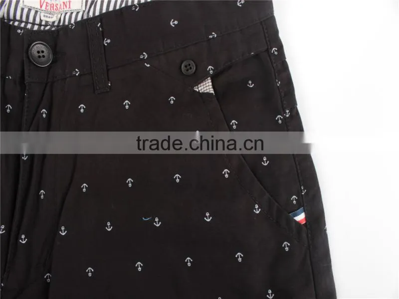 Mens cheap 100% garment stock lot printed shorts