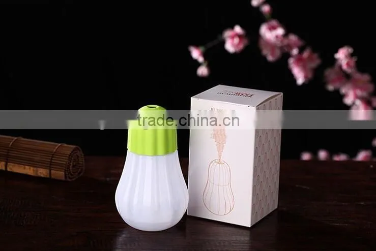 Mini Pumpkin Humidifier LED Nightlight Household Warm Mist Humidifier Office Car Air Diffuser Mist Maker