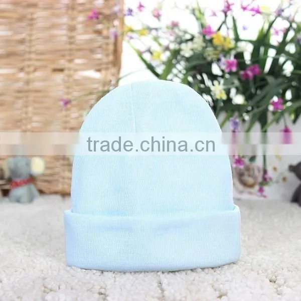 MZ-MS-007 high quality oem service cotton knitted baby winter hat