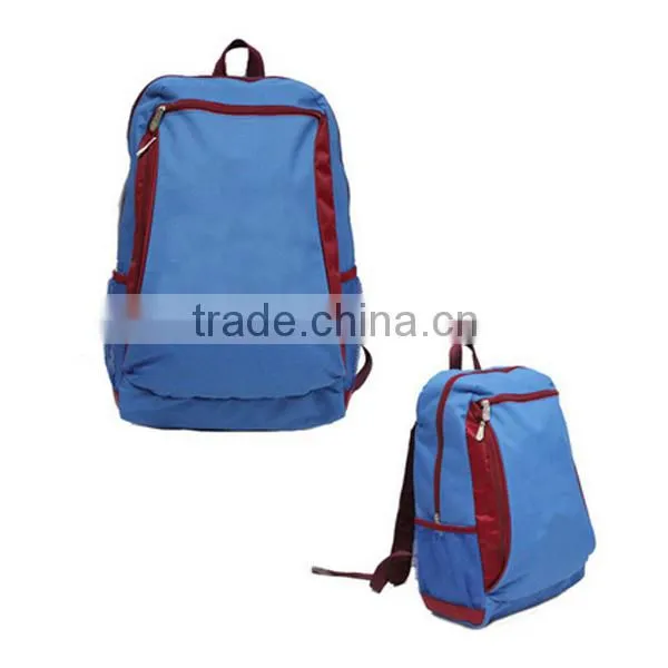 Daypack red blue casual travel bag