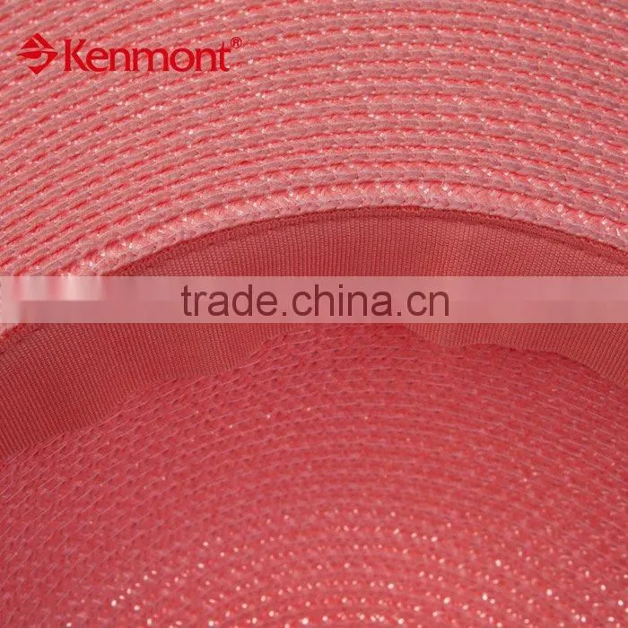 fashion lady straw summer beach wide brim floppy hat
