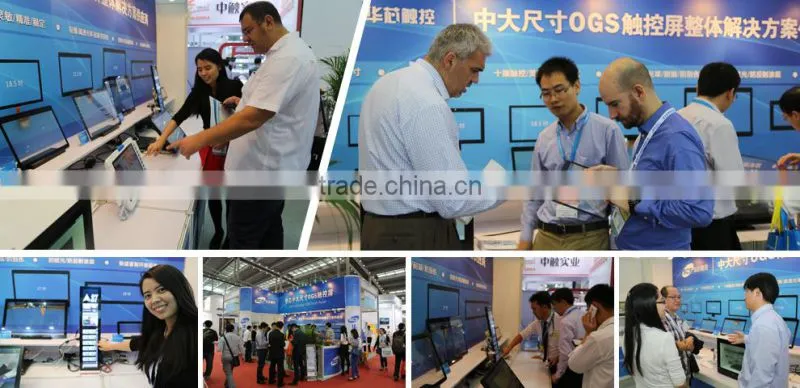Wall mounted multi touch screen kiosk with highly integrated structure, easy to assemble