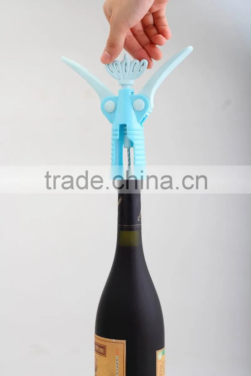 S/S+ABS 19*7*4.2 High quality kitchen utensil cute wine opener/cork screw