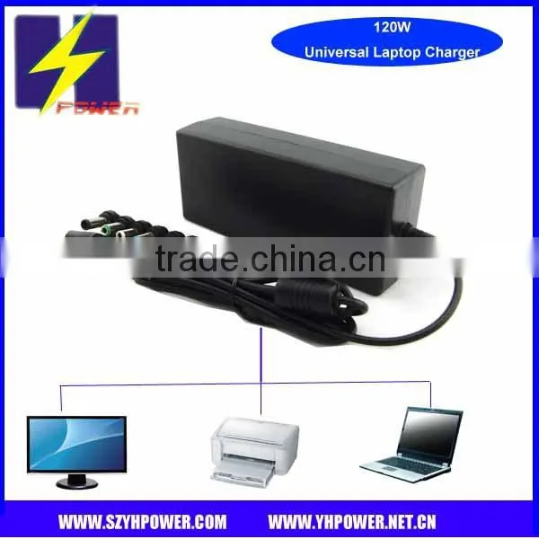 120W Universal Notebook Charger 12V-24V DC Output