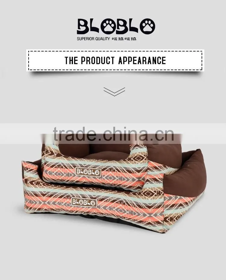 The fashion design and reasonable price dog bed with linen cloth and many types