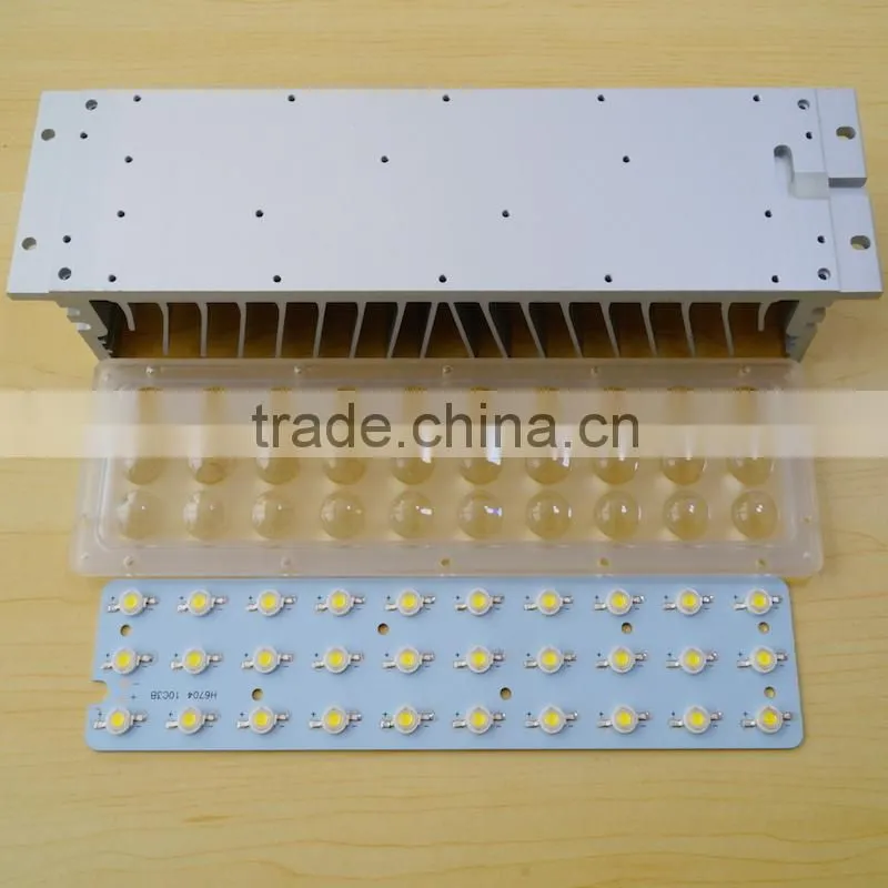 90w 120w 150w led high bay light 90 degree PC lens module
