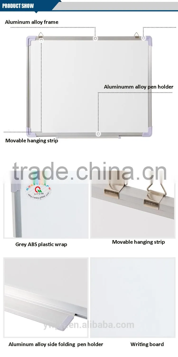 Promotional advertising white board for classrooms , writing board
