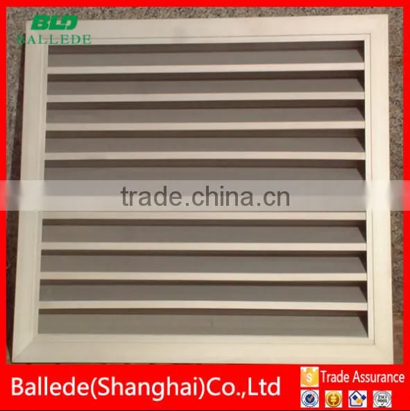 aluminum louver grille for air in HVAC system