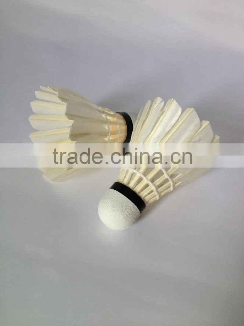 Duck Feather Cork Head Shuttlecock Badminton