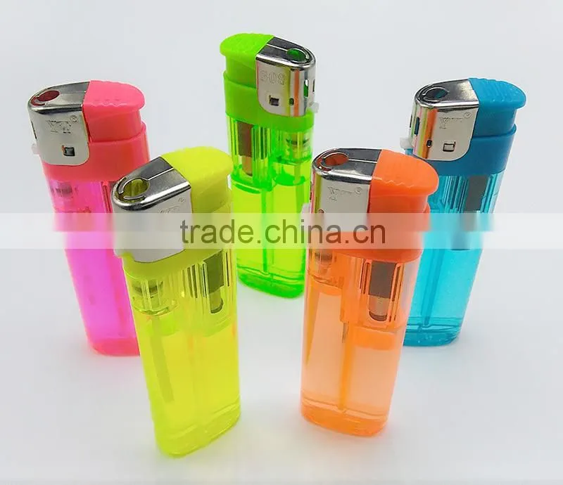 2016 hot sale butane gas color smoke lighter