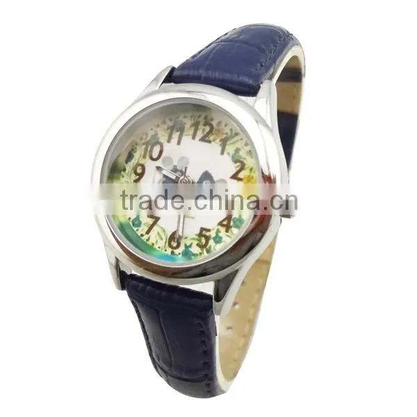 2015 Popular kid watch with unique cartoon dial