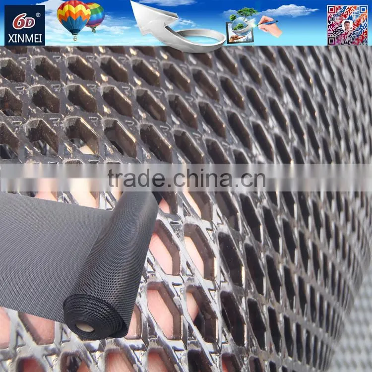 garden plastic material black pvc ground mat