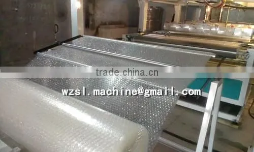 Plastic bubble film making machine
