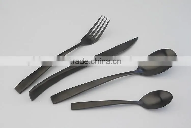 high quality gold plated flatware cultery set 6362
