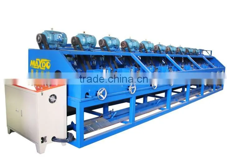 Decorative stainless steel square pipe polishing machine