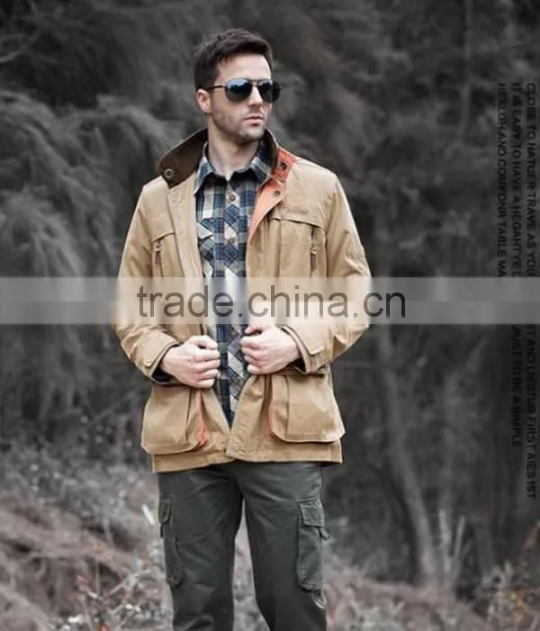 Customized most popular fur collar coat men jacket