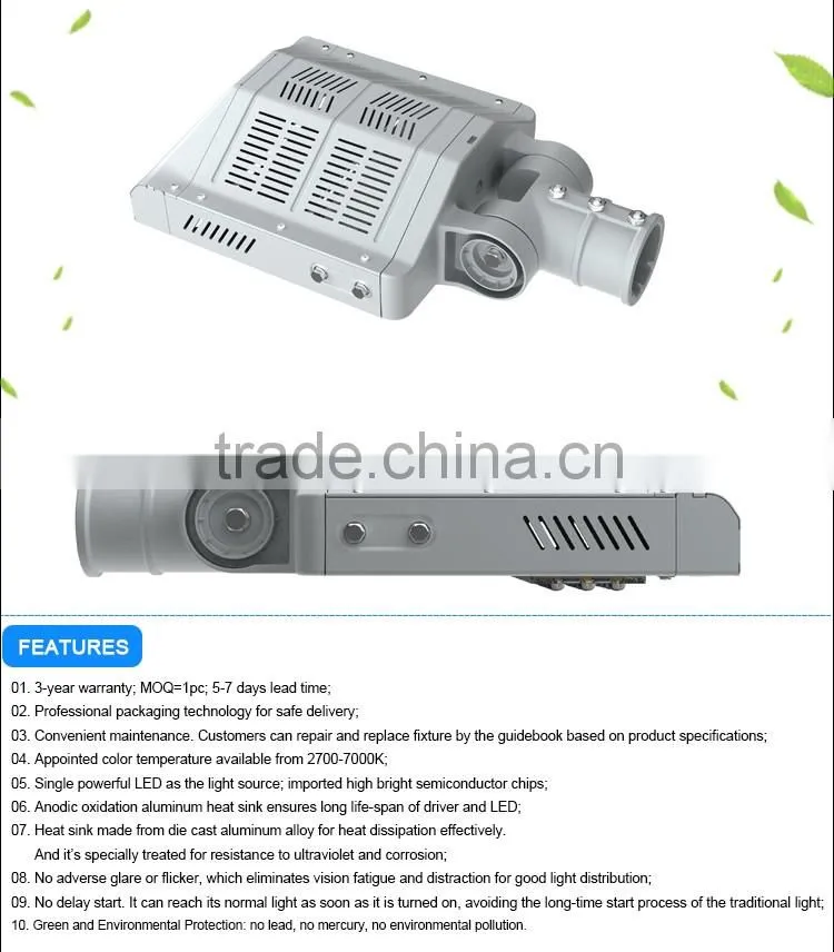 Newest cob led street light 30W-150W High-performance led roal lamp IP67