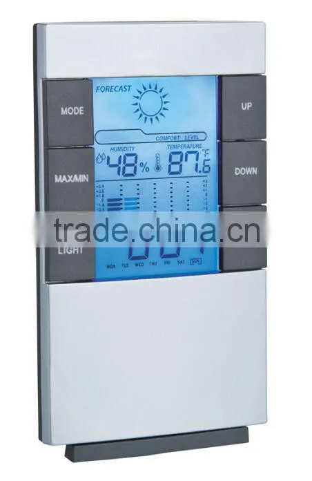 Weather station clock, weather station alarm clock ,weather forecast clock