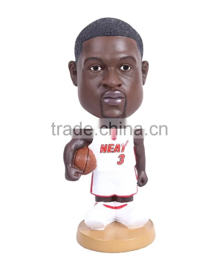 2016 hot sale Most attractive Cartoon NBA hoopster plastic figure toys for Basketball fan favorite