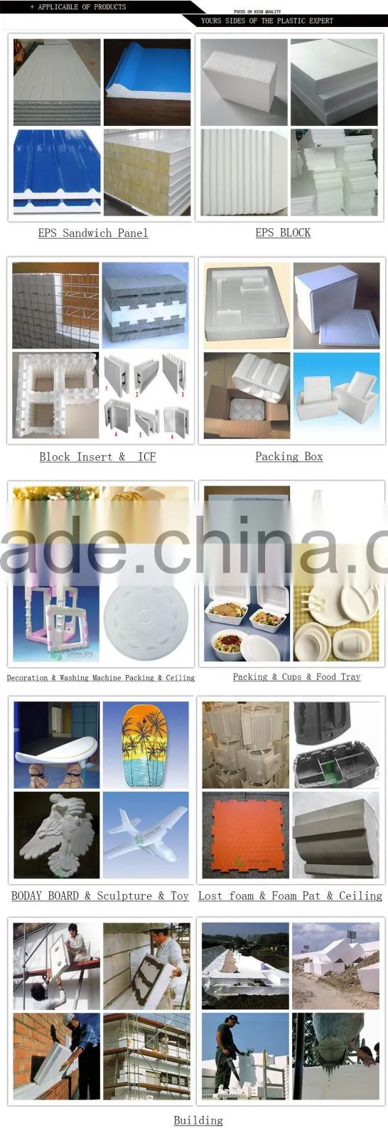 EPS 2016 hot sales eps expandable polystyrene raw material/expanded polystyrene for shapes