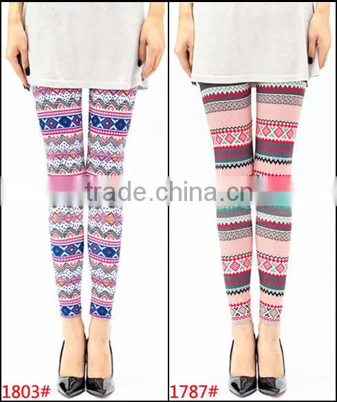 Fall trendy Geometric digital print yoga galaxy sport leggings
