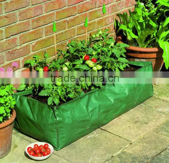 40L Patio Round Premium Jute Vegetable Grow Bag, Garden Planter/Planting Bag