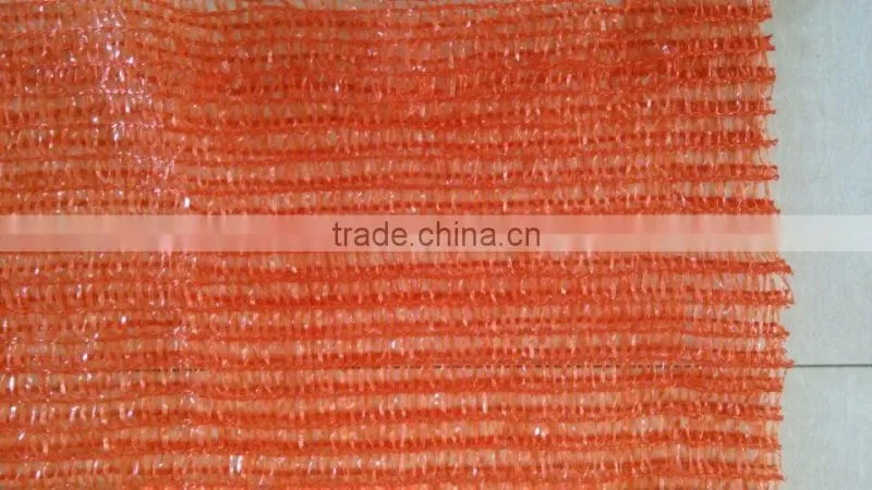 shinny green tubular mesh bag for onion 52g