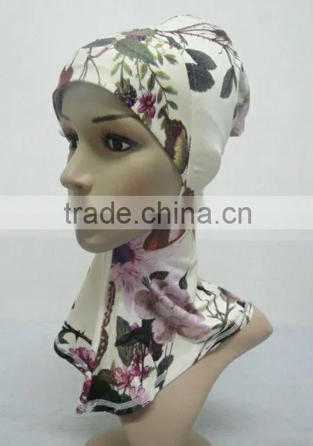C042 new style print ninja inner underscarf,full underscarf to cover neck