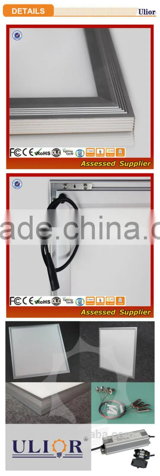 P2-137SI Factory NEW products led panel 22/ 30/ 34/ 35/ 40/ 50/ 65/ 80W 1200x600 led panel