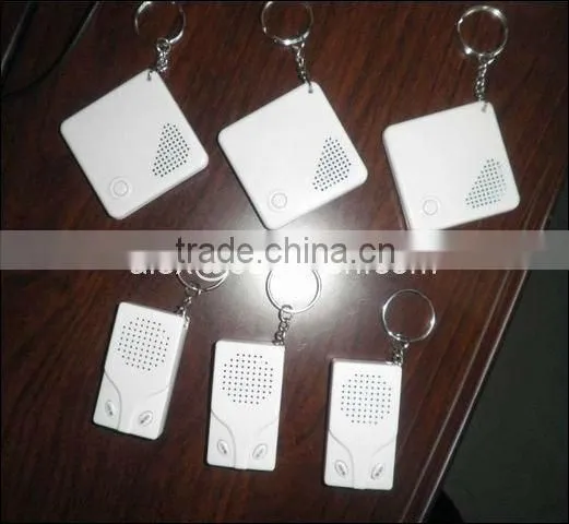 Customer kindly flashing sound key chain/customized design gift/radio sound key chain