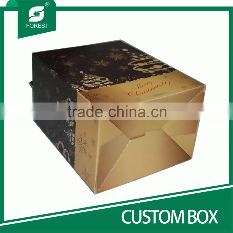 HOLIDAY UES CUSTOM MADE CORRUGATED FOLDER PACKAGING BOX