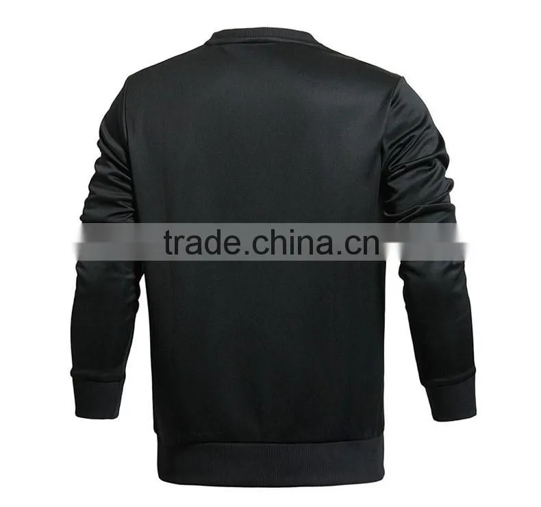 2016 mens plain lightweight cotton crew neck sweater