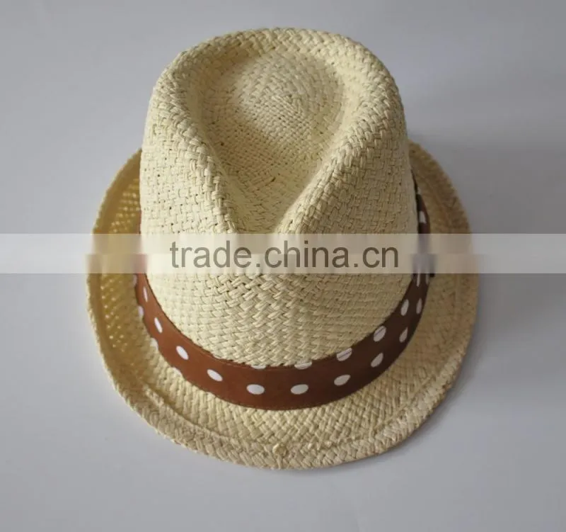 Custom design factory price men straw hat