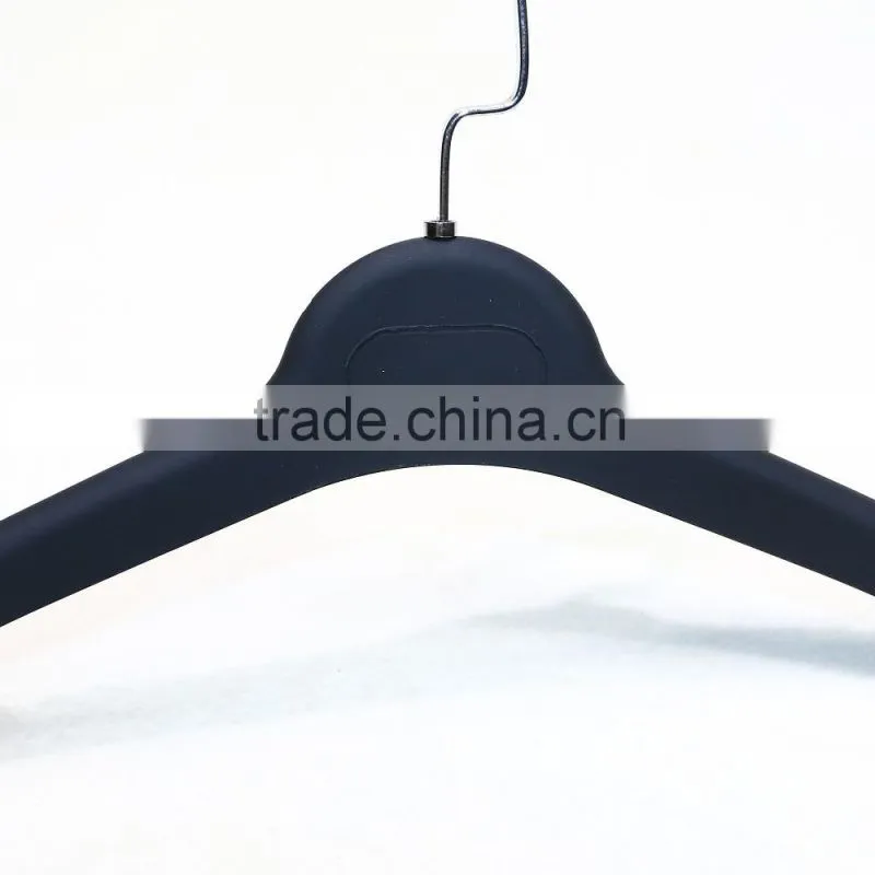 Wholesale China supplier plastic coat hanger with metal hook