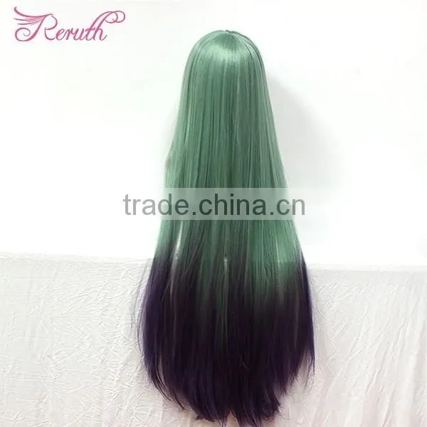 new arrival straight fashion colorful long density full lace wig