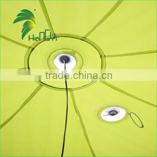 Digital Printing Light Green 3M Diameter Customized Display Inflatable Lighting Balloon