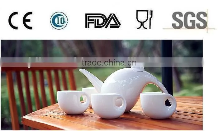 new model 15pcs 17pcs fine porcelain ceramic crockery cup mug saucer tea coffee set
