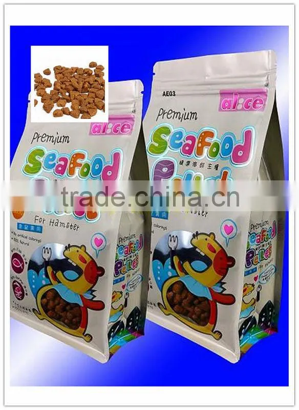 Hot selling custom flat bottom gusset pouch food packaging bag