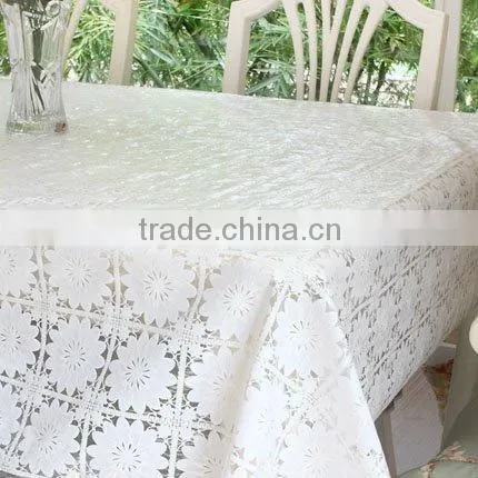 PVC Lace Tablecloths,Custom Table Covers