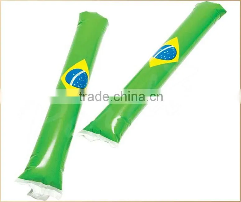 Sport event bang bang sticks,plastic inflatable cheering sticks