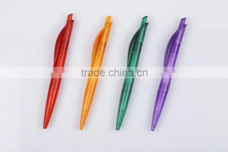 2015 promotional hottest advertisement plastic logo ball pens for sale TC-6001