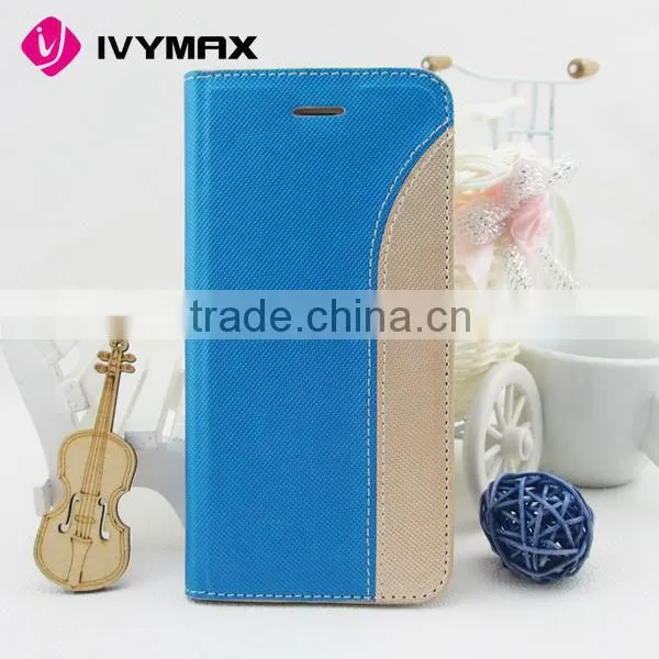 PU TPU 2 in 1 double color for apple iphone 6 stand leather wallet phone case
