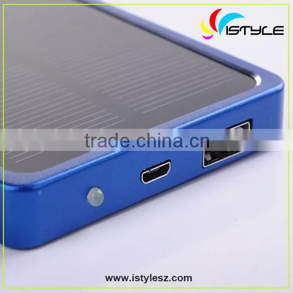mobile phone accessories 4000mah solar power bank charger