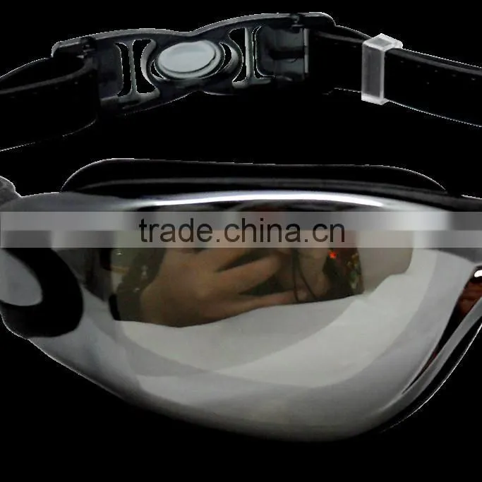 One piece silicone swimming goggles China supplier