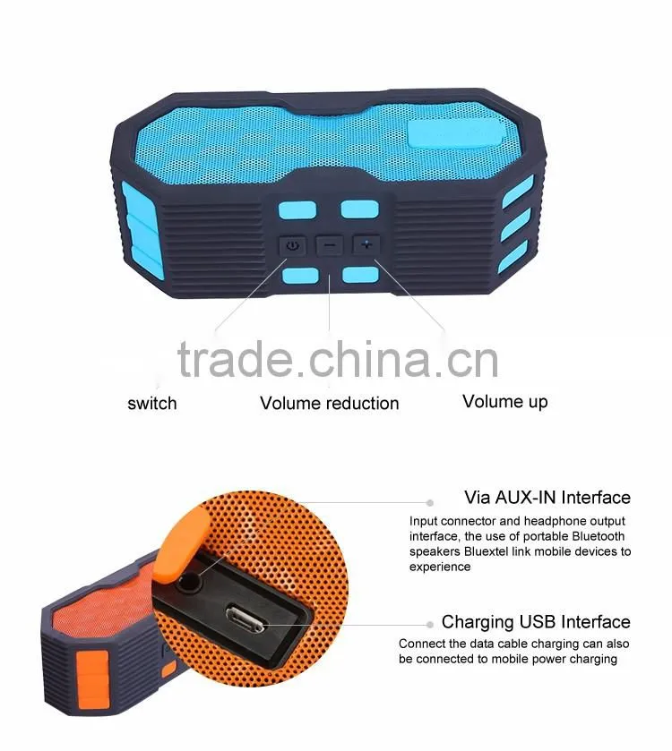 Outdoor sports sediment control waterproof wireless bluetooth speaker
