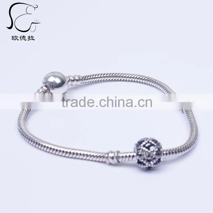 2015 NEW DESIGN silver bracelet 925 charm